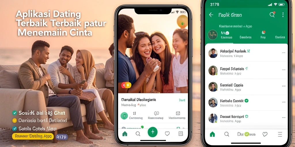 Antarmuka aplikasi Dating 3178 dengan berbagai fitur menarik.