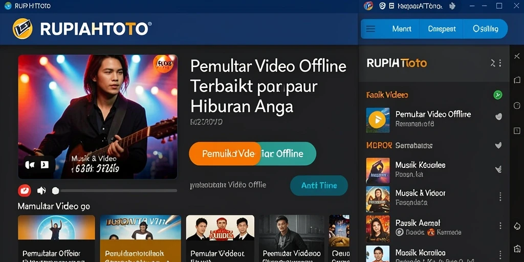 Antarmuka pengguna RUPIAHTOTO yang intuitif dan menarik.